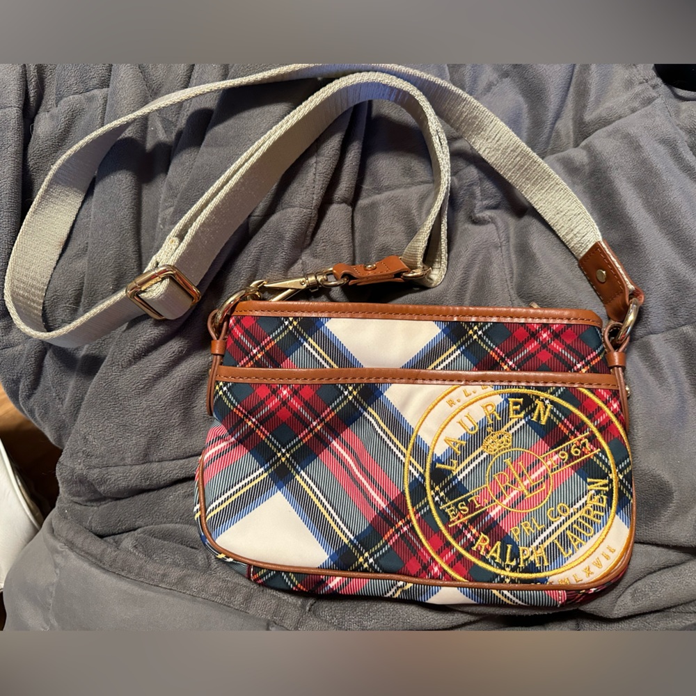 Lauren Ralph Lauren Plaid Cross Body Bag